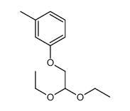 1-(2,2-二乙氧基乙氧基)-3-甲基苯结构式