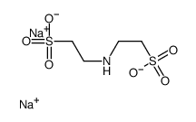 disodium 2,2'-iminobis(ethanesulphonate) Structure