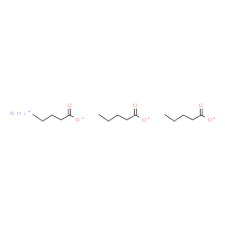 ammonium dihydrogen trivalerate Structure