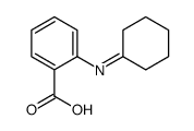 2-(cyclohexylideneamino)benzoic acid结构式