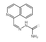 Hydrazinecarbothioamide, 2-(1-isoquinolinylmethylene)-, (Z)-结构式