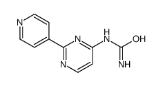 (2-pyridin-4-ylpyrimidin-4-yl)urea结构式