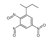 1-butan-2-yl-5-nitro-2,3-dinitrosobenzene结构式