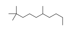 2,2,6-trimethyldecane Structure