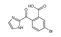 5-bromo-2-(1H-imidazole-2-carbonyl)benzoic acid结构式