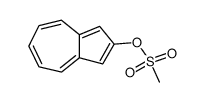 2-azulenyl methanesulfonate结构式