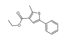 ethyl 2-methyl-5-phenylthiophene-3-carboxylate Structure
