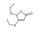 2,3-bis(ethylsulfanyl)-2H-furan-5-one结构式