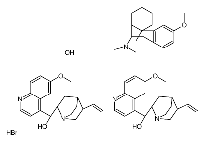 Dextromethorphan hydrobromide mixture with quinidine sulfate Structure