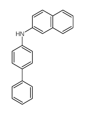 N-(4-phenylphenyl)naphthalen-2-amine Structure