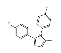 1,2-bis(4-fluorophenyl)-5-methylpyrrole Structure