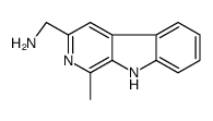 1-Methyl-9H-pyrido[3,4-b]indole-3-methanamine Structure