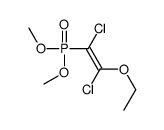 1,2-dichloro-1-dimethoxyphosphoryl-2-ethoxyethene Structure