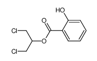 salicylic acid-(β,β'-dichloro-isopropyl ester)结构式