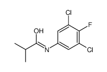 N-(3,5-dichloro-4-fluorophenyl)-2-methylpropanamide Structure