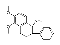 (1S,2R)-5,6-dimethoxy-2-phenyl-1,2,3,4-tetrahydronaphthalen-1-amine结构式