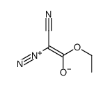 2-cyano-2-diazonio-1-ethoxyethenolate结构式
