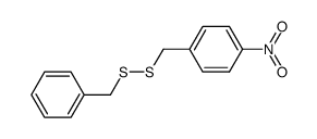 Benzyl-p-nitro-benzyl-disulfid Structure