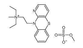 diethyl-methyl-(2-pyrido[3,2-b][1,4]benzothiazin-10-ylethyl)azanium,methyl sulfate结构式