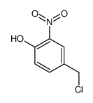 4-(氯甲基)-2-硝基苯酚结构式