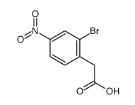2-(2-溴-4-硝基苯基)乙酸结构式