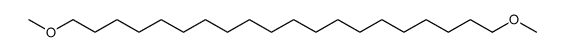 1,20-dimethoxy-eicosane Structure