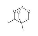 3,4-dimethyl-2,6,7-trioxa-1-phosphabicyclo[2.2.2]octane结构式