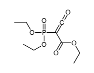 ethyl 2-diethoxyphosphoryl-3-oxoprop-2-enoate Structure