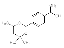4,4,6-Trimethyl-2-(4-(1-methylethyl)phenyl)-1,3-dioxane结构式