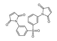 1,1'-(sulphonyldi-3,1-phenylene)bis-1H-pyrrole-2,5-dione结构式