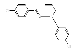 4-chloro-N-(4-chlorophenyl)diazenyl-N-prop-2-enyl-aniline Structure