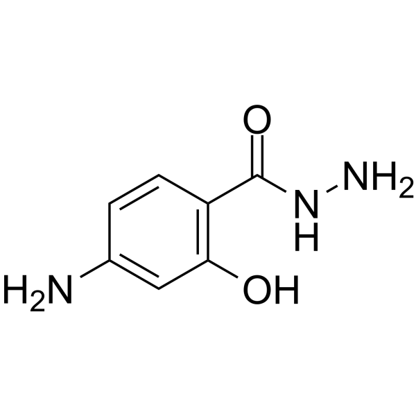 4-Amino-2-hydroxybenzenecarbohydrazide structure
