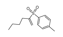 (1-butyl-vinyl)-p-tolyl sulfone Structure