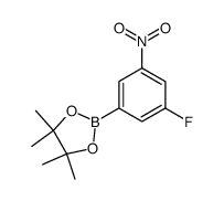 3-Fluoro-5-nitrobenzeneboronic acid pinacol ester Structure