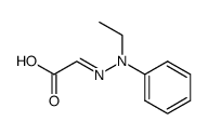 (ethyl-phenyl-hydrazono)-acetic acid Structure