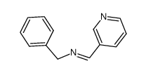 1-PHENYL-N-(PYRIDIN-3-YLMETHYLENE)METHANAMINE Structure