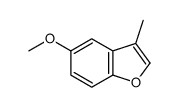 5-甲氧基-3-甲基苯并呋喃结构式