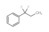 (1,1-Difluoropropyl)benzene Structure