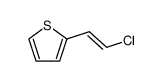 2-(2'-chlorovinyl)thiophene结构式