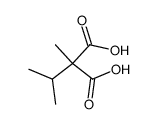 2-isopropyl-2-methylmalonic acid Structure