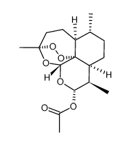 dihydroartemisinin acetate Structure