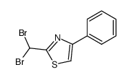 2-Dibrommethyl-4-phenylthiazol结构式