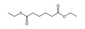 ethyl 5-ethylthiocarbonylpentanoate结构式