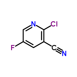2-氯-5-氟烟腈结构式