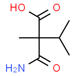Butanoic acid,2-(aminocarbonyl)-2,3-dimethyl- Structure