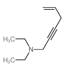 5-Hexen-2-yn-1-amine,N,N-diethyl-结构式