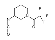 3-ISOCYANATO-1-(TRIFLUOROACETYL)PIPERIDINE Structure