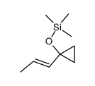 1-(1-propenyl)-1-trimethylsiloxycyclopropane结构式