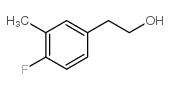 4-氟-3-甲基苯乙醇结构式