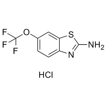 Riluzole hydrochloride Structure